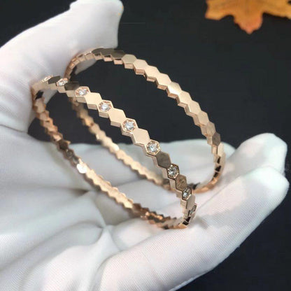 [Panda Jewelry]BEE LOVE SILVER DIAMOND BRACELET