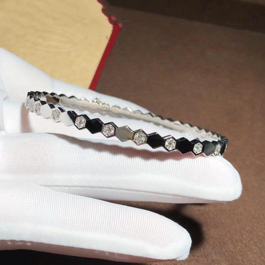 [Panda Jewelry]BEE LOVE SILVER DIAMOND BRACELET