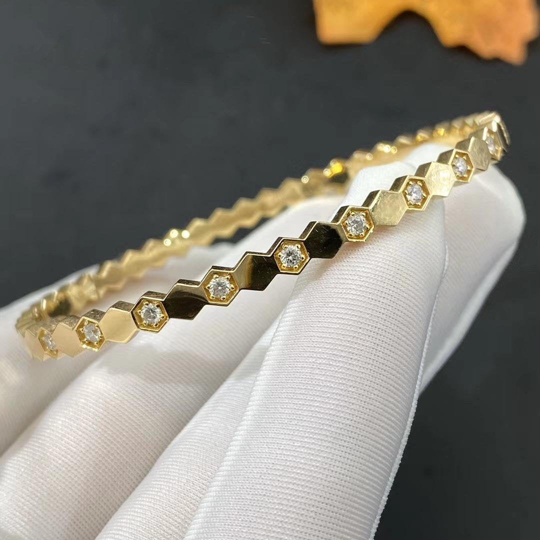 [Panda Jewelry]BEE LOVE GOLD DIAMOND BRACELET
