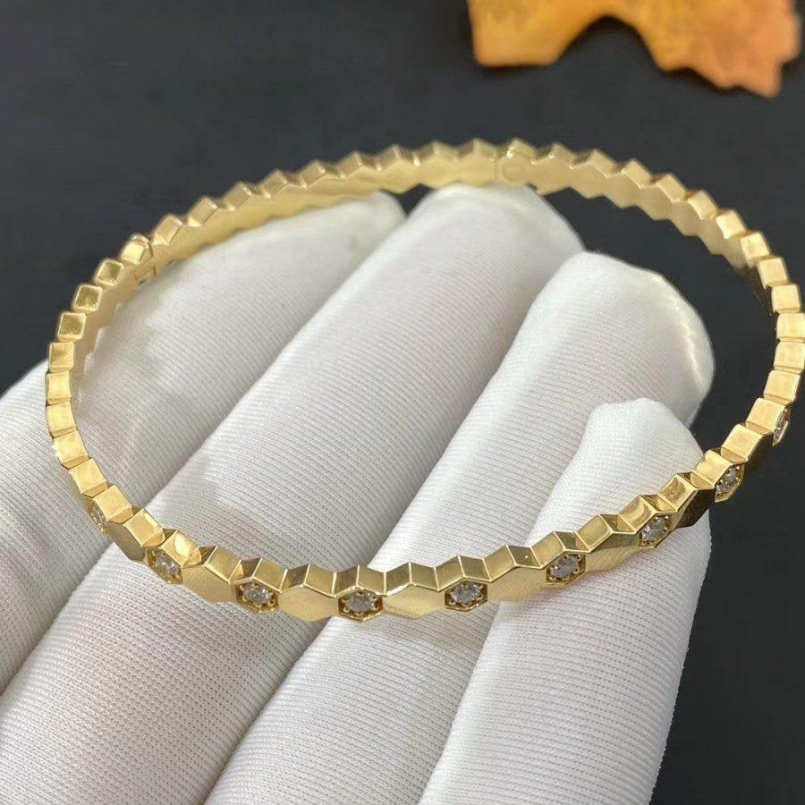 [Panda Jewelry]BEE LOVE GOLD DIAMOND BRACELET