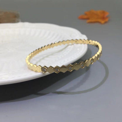 [Panda Jewelry]BEE LOVE GOLD DIAMOND BRACELET