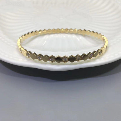 [Panda Jewelry]BEE LOVE GOLD DIAMOND BRACELET
