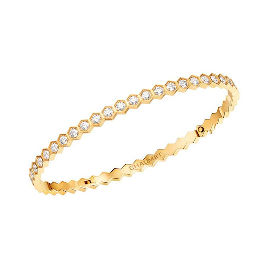 [Panda Jewelry]BEE LOVE GOLD BRACELET FULL DIAMOND