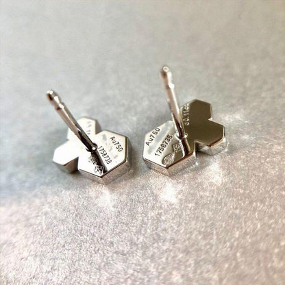 [Panda Jewelry]BEE LOVE SILVER DIAMOND EARRINGS
