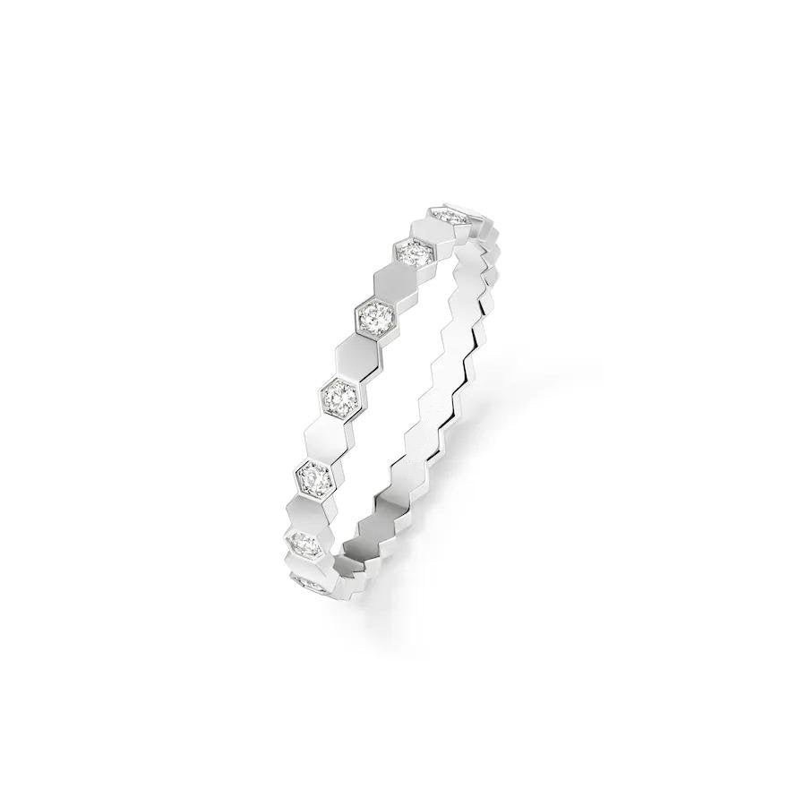 [Panda Jewelry]BEE LOVE RING SILVER DIAMOND