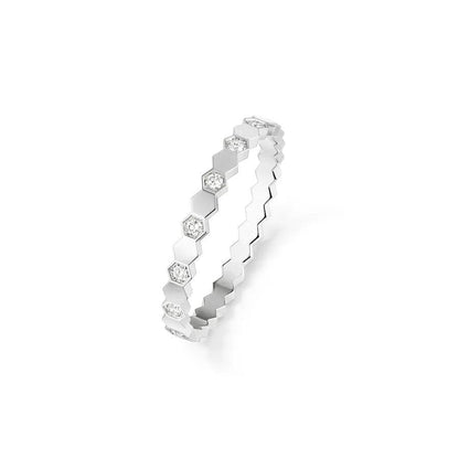 [Panda Jewelry]BEE LOVE RING SILVER DIAMOND