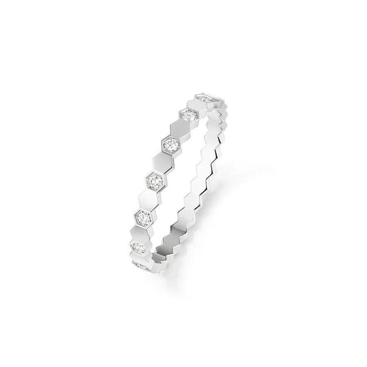 [Panda Jewelry]BEE LOVE RING SILVER DIAMOND