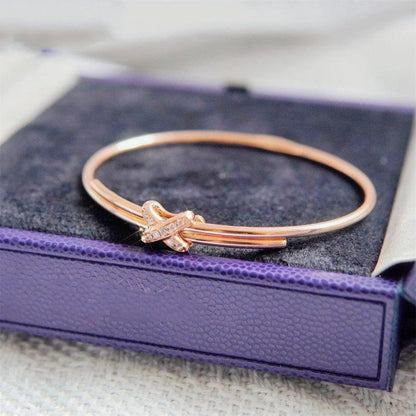 [Panda Jewelry]JEUX DE BRACELET PINK GOLD DIAMONDS