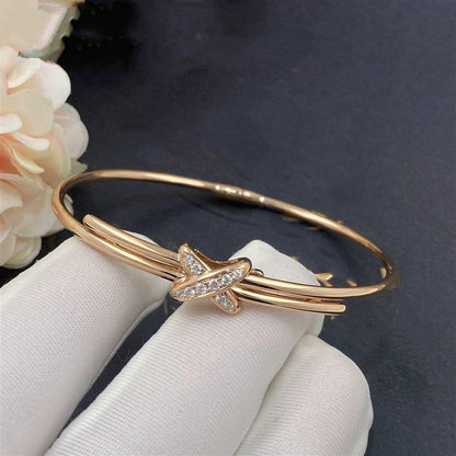 [Panda Jewelry]JEUX DE BRACELET PINK GOLD DIAMONDS