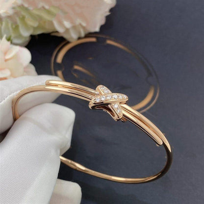 [Panda Jewelry]JEUX DE BRACELET PINK GOLD DIAMONDS