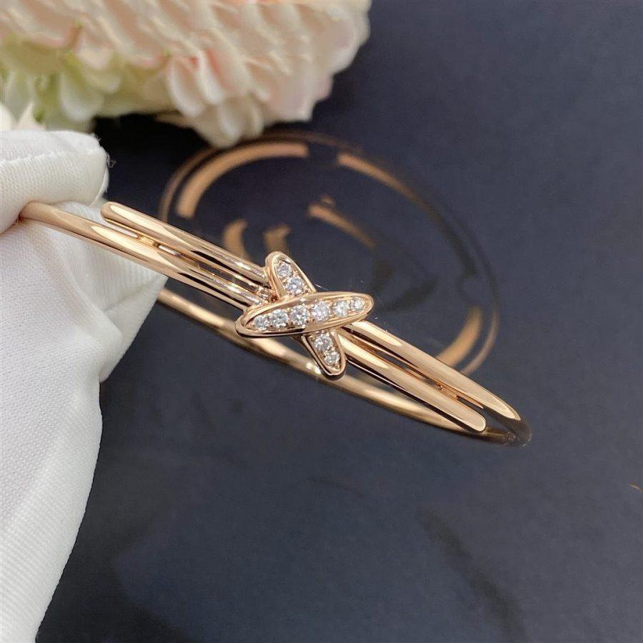 [Panda Jewelry]JEUX DE BRACELET PINK GOLD DIAMONDS