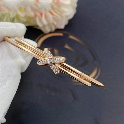 [Panda Jewelry]JEUX DE BRACELET PINK GOLD DIAMONDS