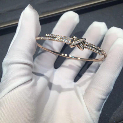 [Panda Jewelry]JEUX DE BRACELET DIAMONDS PINK GOLD