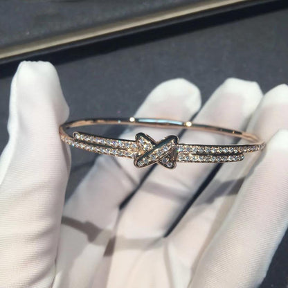 [Panda Jewelry]JEUX DE BRACELET DIAMONDS PINK GOLD