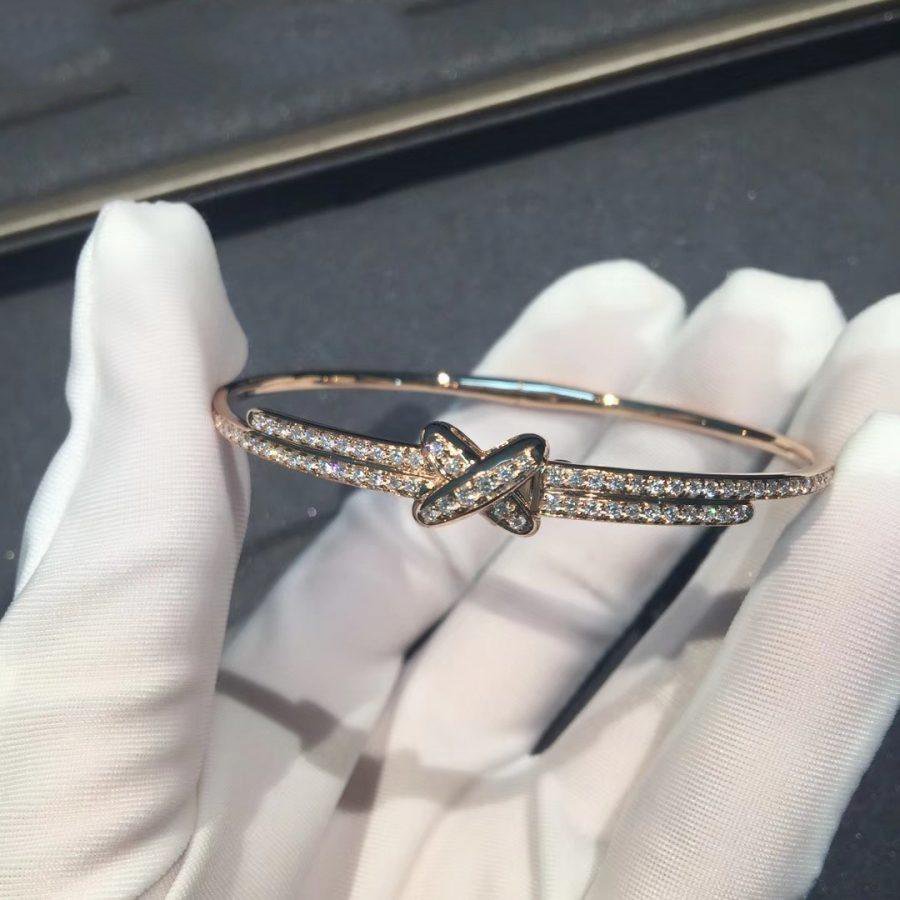 [Panda Jewelry]JEUX DE BRACELET DIAMONDS PINK GOLD