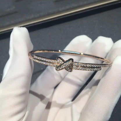 [Panda Jewelry]JEUX DE BRACELET DIAMONDS PINK GOLD
