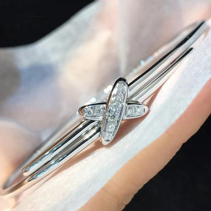 [Panda Jewelry]JEUX DE BRACELET SILVER DIAMONDS