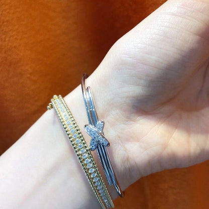 [Panda Jewelry]JEUX DE BRACELET SILVER DIAMONDS
