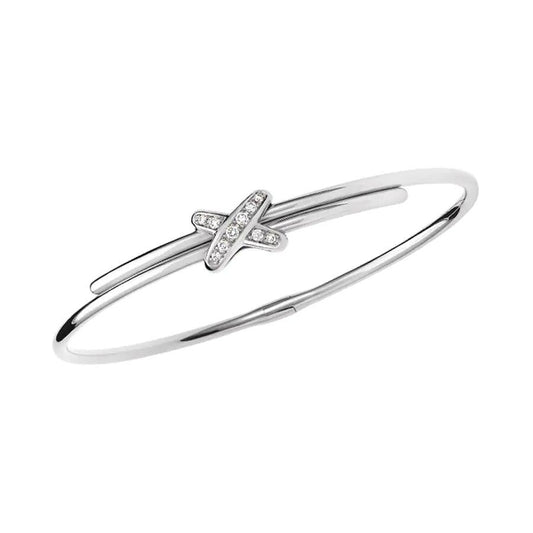 [Panda Jewelry]JEUX DE BRACELET SILVER DIAMONDS