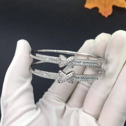 [Panda Jewelry]JEUX DE BRACELET DIAMONDS SILVER
