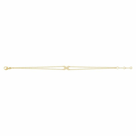 [Panda Jewelry]JEUX BRACELET GOLD DIAMOND