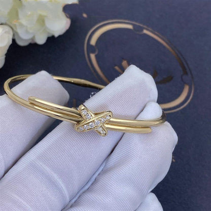 [Panda Jewelry]JEUX DE BRACELET GOLD DIAMONDS