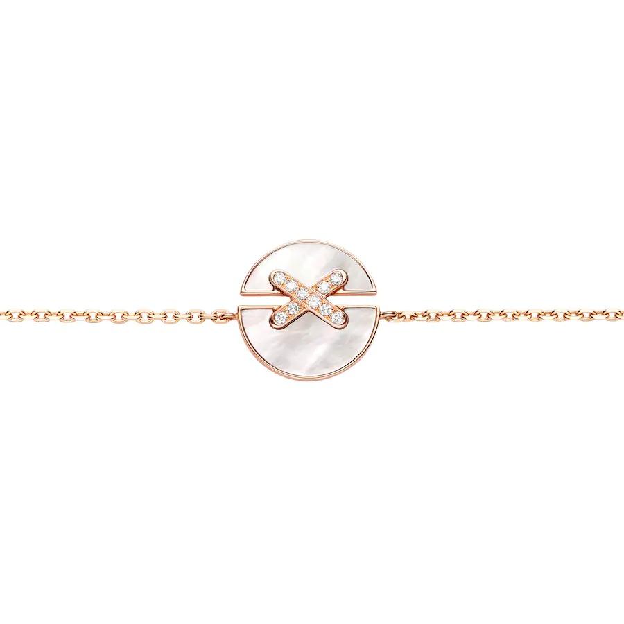 [Panda Jewelry]JEUX DE BRACELET MOP PINK GOLD DIAMONDS