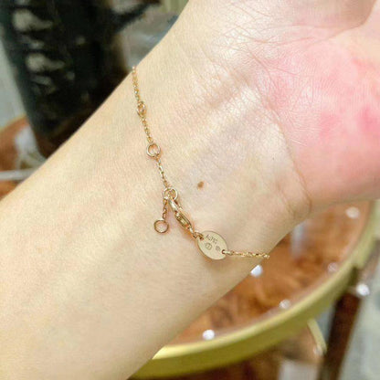 [Panda Jewelry]JEUX DE BRACELET MOP PINK GOLD DIAMONDS