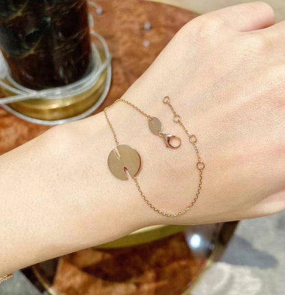 [Panda Jewelry]JEUX DE BRACELET MOP PINK GOLD DIAMONDS