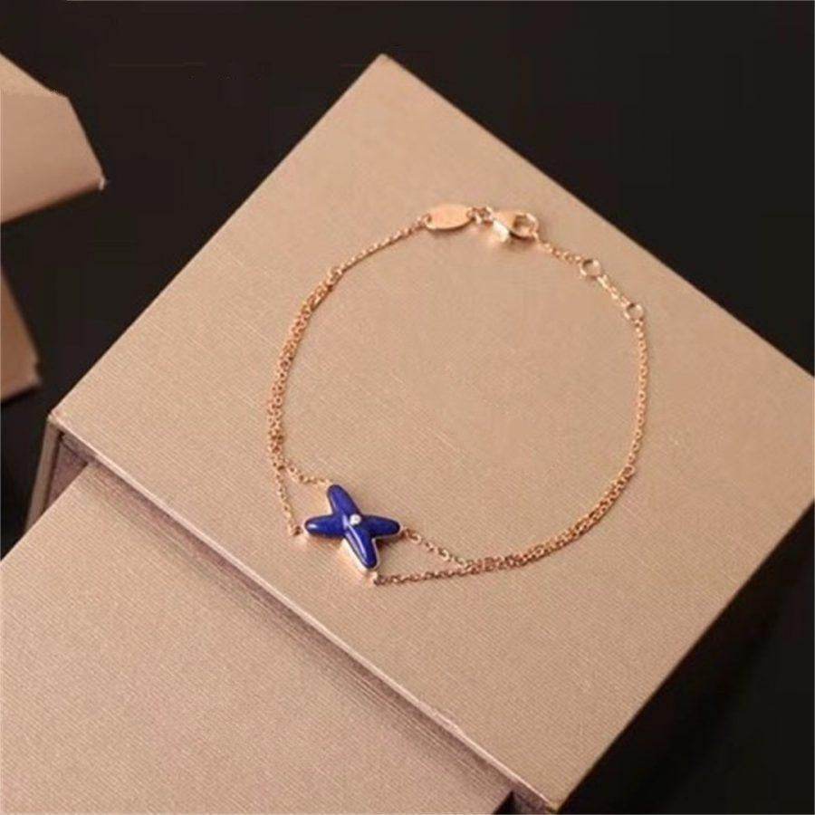 [Panda Jewelry]Hollow Design Four-Leaf Clover Flower Shape Ring