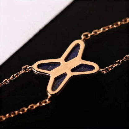 [Panda Jewelry]Hollow Design Four-Leaf Clover Flower Shape Ring