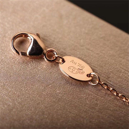 [Panda Jewelry]Hollow Design Four-Leaf Clover Flower Shape Ring