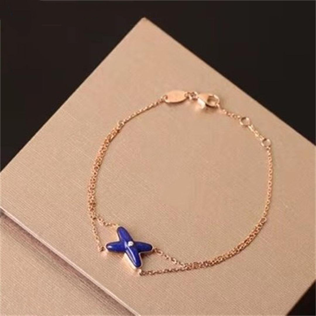 [Panda Jewelry]Hollow Design Four-Leaf Clover Flower Shape Ring