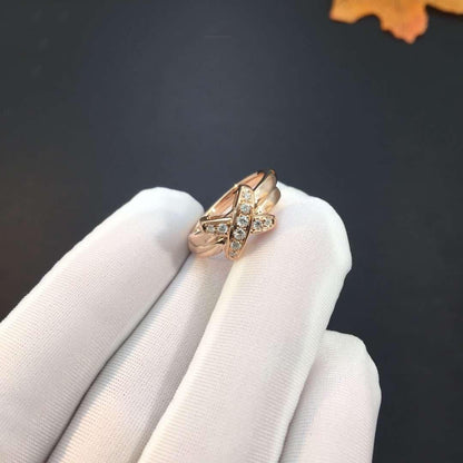 [Panda Jewelry]JEUX DE PINK GOLD DIAMOND RING