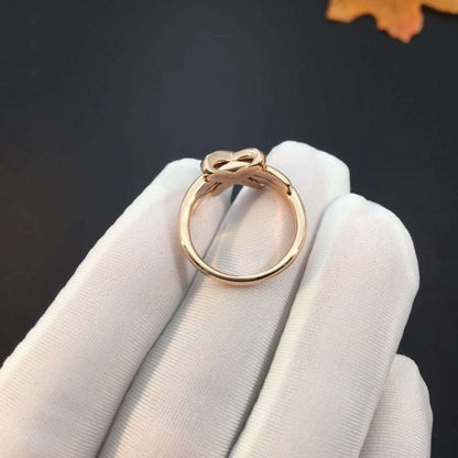 [Panda Jewelry]JEUX DE PINK GOLD DIAMOND RING