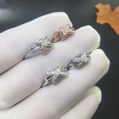 [Panda Jewelry]JEUX DE SILVER DIAMOND RING