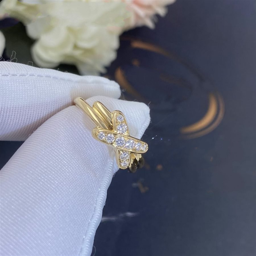 [Panda Jewelry]JEUX DE GOLD DIAMOND RING
