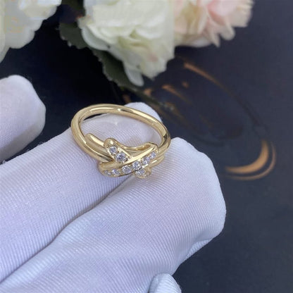 [Panda Jewelry]JEUX DE GOLD DIAMOND RING