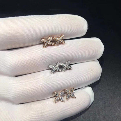 [Panda Jewelry]JEUX DE DIAMOND EARRINGS