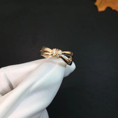 [Panda Jewelry]LIENS RING PINK GOLD DIAMOND