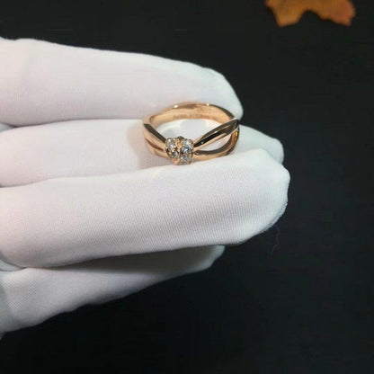 [Panda Jewelry]LIENS RING PINK GOLD DIAMOND