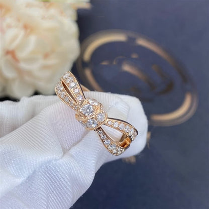 [Panda Jewelry]LIENS PINK GOLD DIAMOND RING