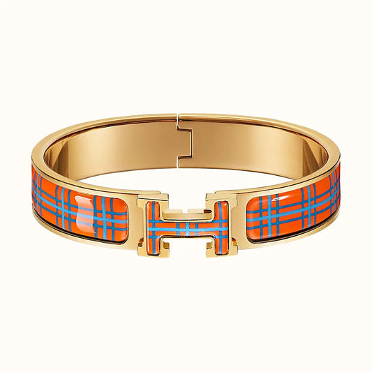 [Panda Jewelry]H TARTAN BRACELET 12MM