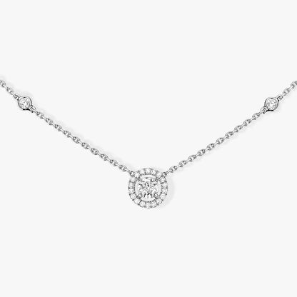 [Panda Jewelry]Diamond Necklace 0,20ct Brilliant Shape Joy