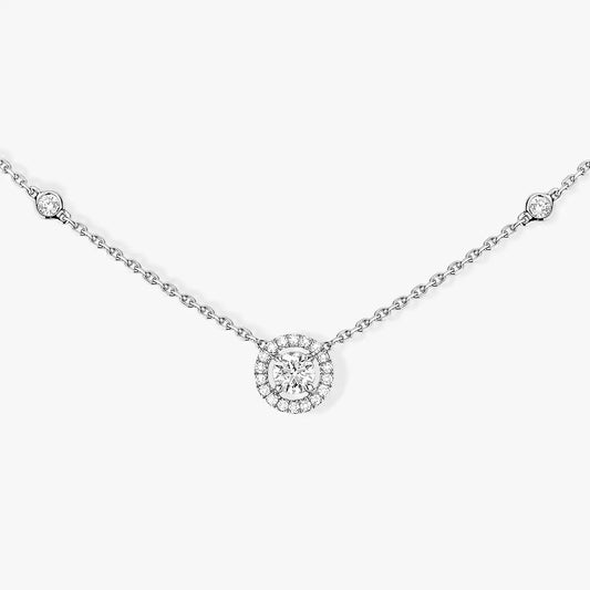 [Panda Jewelry]Diamond Necklace 0,20ct Brilliant Shape Joy