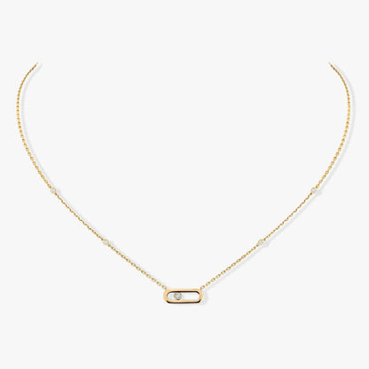 [Panda Jewelry]MOVE UNO DIAMOND NECKLACE