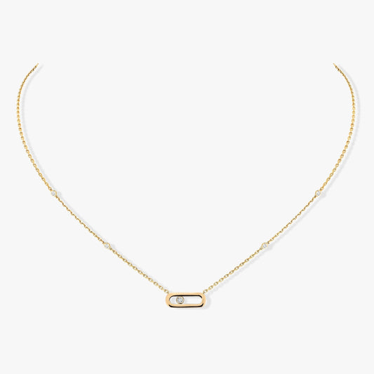 [Panda Jewelry]MOVE UNO DIAMOND NECKLACE