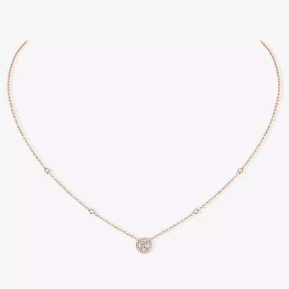 [Panda Jewelry]Diamond Necklace 0,20ct Brilliant Shape Joy