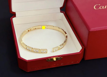 [Panda Jewelry jewelrys]LOVE DIAMOND OPEN  BRACELET