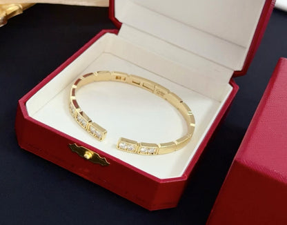 [Panda Jewelry jewelrys]LOVE DIAMOND OPEN  BRACELET